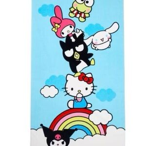 COPY - Hello Kitty and Friends Beach Towel  28” x 58” NWT